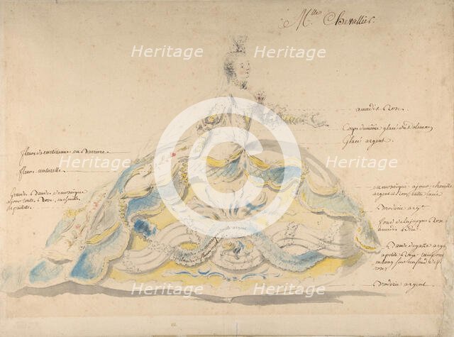 Mademoiselle Marie-Jeanne Fesch Chevallier, . Creator: Louis Rene Boquet.