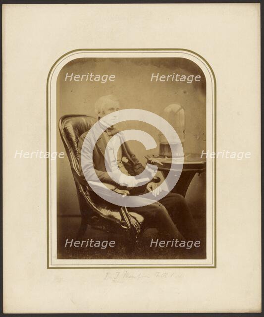 Portrait of Thomson, F.R.S., 1855. Creator: Maull & Polyblank.