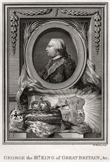 'George the III, King of Great Britain', 1777. Artist: W Walker