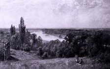 The River Thames from Richmond Hill, London, 1905. Artist: Sir Ernest Albert Waterlow