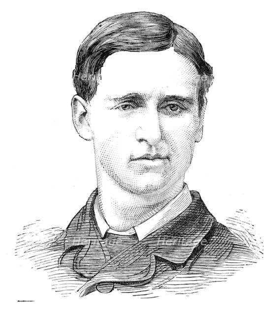 The Universities' Boat-Race: the Oxford crew, 1881.  Creator: Unknown.