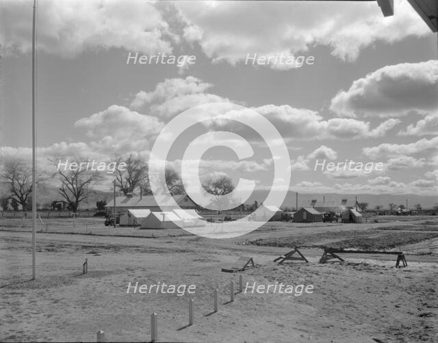 Kern County migrant camp, California, 1936. Creator: Dorothea Lange.