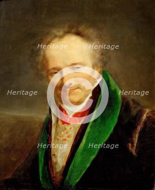 Portrait of Dominique Vivant, Baron Denon (1747-1825) , ca 1812. Creator: Prud'hon, Pierre-Paul (1758-1823).
