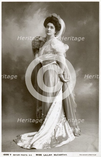Lillah McCarthy, British actress and theatrical manager, c1900s(?).Artist: Rotary Photo