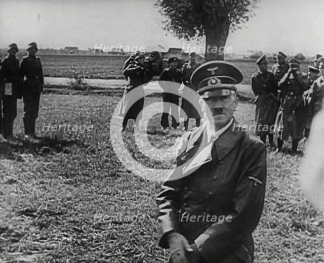 Adolf Hitler Inspecting German Troops, 1941. Creator: British Pathe Ltd.
