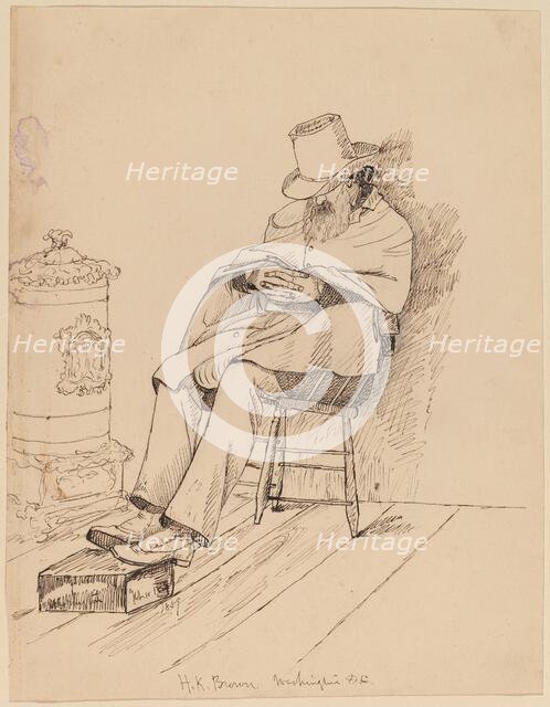 H.K. Brown, 1859. Creator: John Quincy Adams Ward.