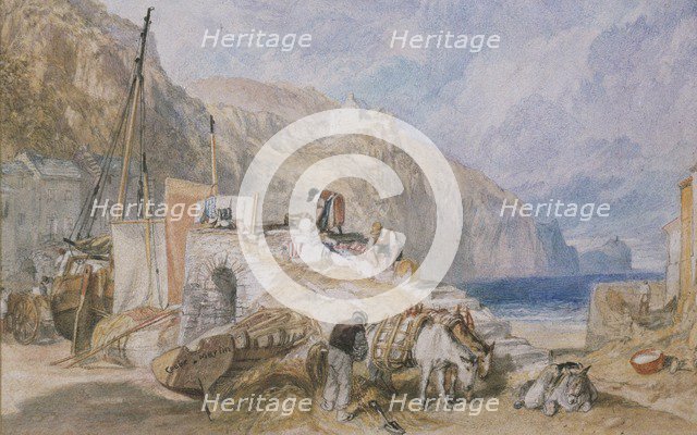 Combe Martin, Devonshire, c1824. Artist: JMW Turner.