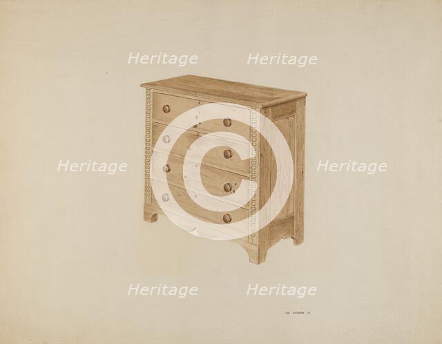 Chest of Drawers, c. 1939. Creator: Joe Brennan.