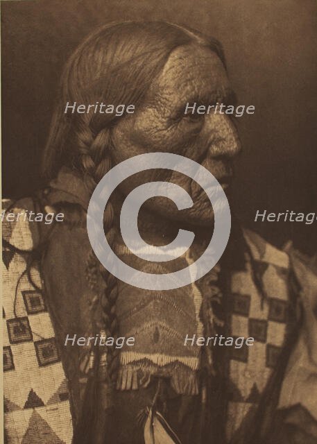 No Bear, Atsina, 1908. Creator: Edward Sheriff Curtis.