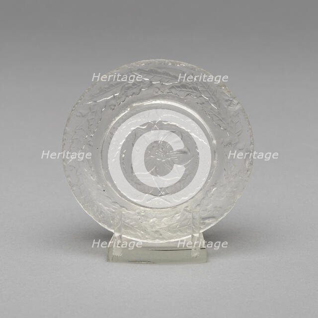 Cup plate, c. 1835. Creator: Unknown.