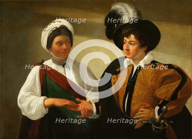 The Fortune Teller. Artist: Caravaggio, Michelangelo (1571-1610)