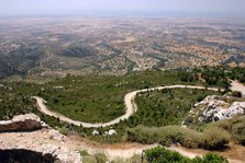 View from Kantara Castle, North Cyprus.