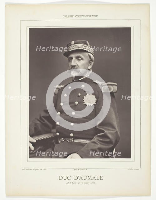 Duc D'Aumale, 1876/78.  Creator: Eugène Appert.