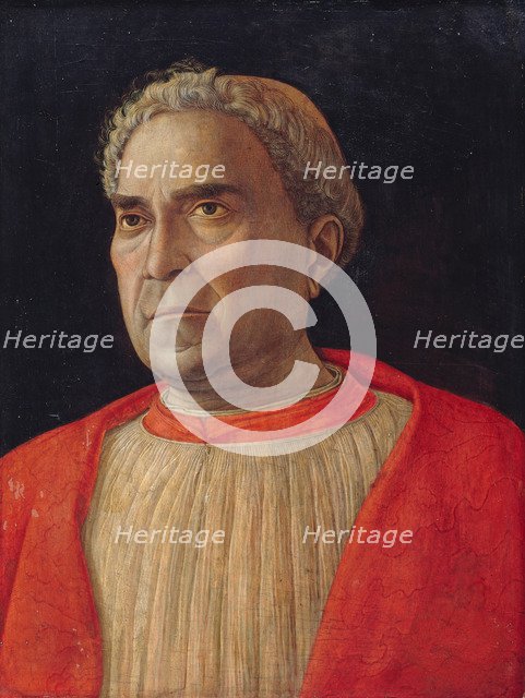 Cardinal Lodovico Trevisano, ca 1459. Artist: Mantegna, Andrea (1431-1506)