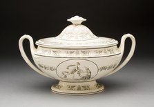 Tureen, Creil, 1810/20. Creator: Creil Pottery.