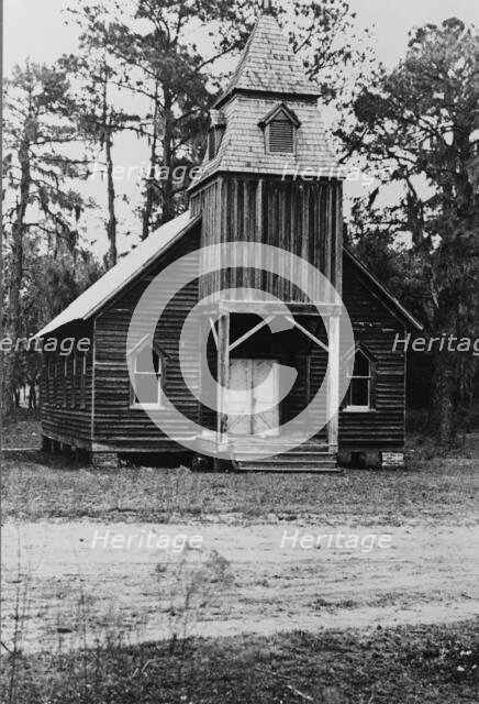 Wooden church, St. Marys, Georgia, 1936. Creator: Walker Evans.