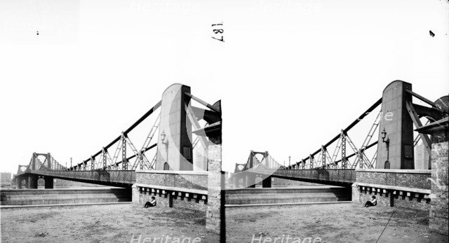 Lambeth Bridge, Lambeth, London, 1870-1900. Artist: York & Son