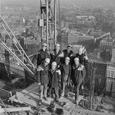 Cromwell Tower, Silk Street, Barbican, City of London, GLA, 25 Jan 1969 - 27 Jan 1969. Creator: John Laing plc.