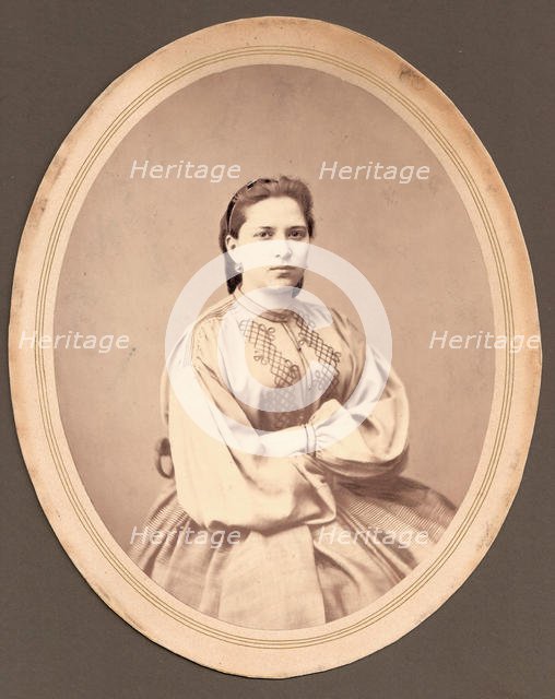 Portrait of Maria Mikhaylovna Dostoevskaya (1844-1888). Artist: Anonymous  