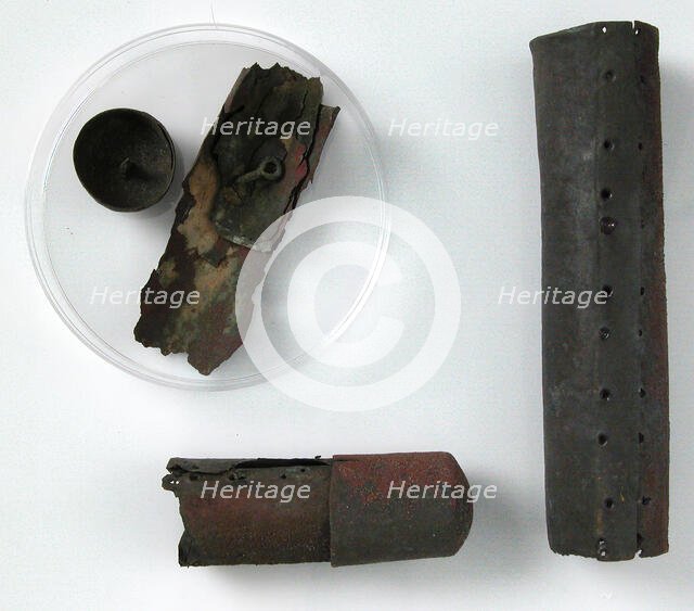 Metal Fragments, Coptic, 4th-7th century. Creator: Unknown.