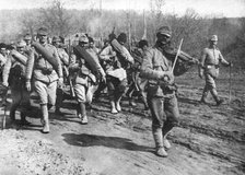 Our Romanian Allies; The Romanian army regrouped after the trials of 1916: a regiment..., 1917. Creator: Unknown.