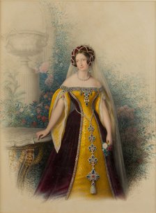 Grand Duchess Anna Pavlovna of Russia (1795-1865), Queen of the Netherlands, 1845.