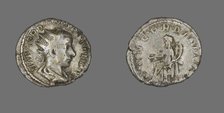 Antoninianus (Coin) Portraying Emperor Gordian III, 240-241. Creator: Unknown.