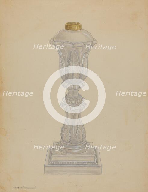 Lamp, c. 1936. Creator: Gertrude Lemberg.