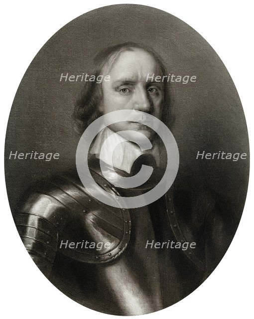 Oliver Cromwell, (1599-1658), English military leader and politician, (1899).  Creator: Unknown.