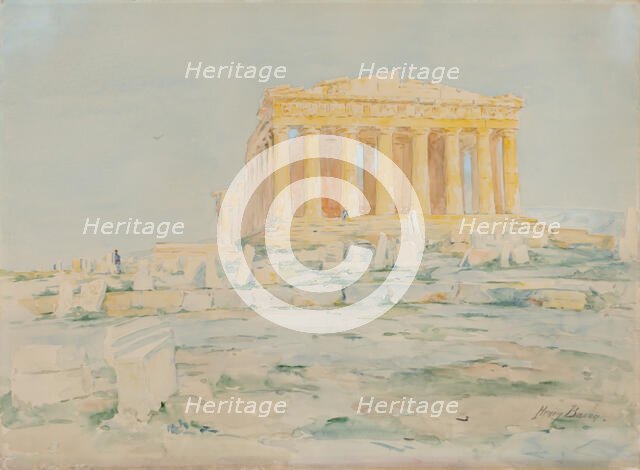 The Parthenon, West Facade, n.d. Creator: Henry Bacon.