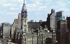 City Hall, Philadelphia, Pennsylvania, USA, 1953. Artist: Unknown