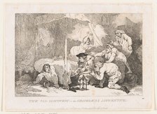 The Sad Discovery of the Graceless Apprentice, November 30, 1785., November 30, 1785. Creator: Thomas Rowlandson.
