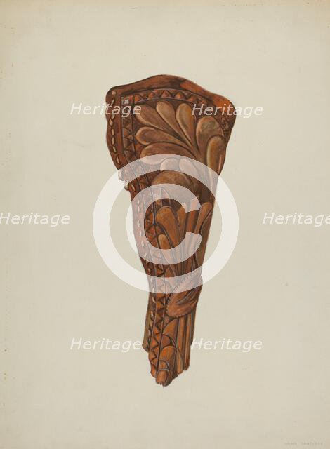 Gun Holster, c. 1936. Creator: Dana Bartlett.