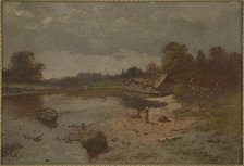 Landscape with a Pond, 1890. Creator: Seweryn Bieszczad.