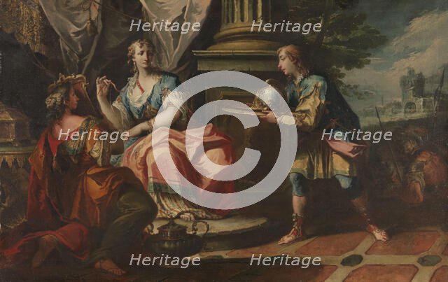 The arming of Erminia, between 1710 and 1767. Creator: Gaspare Diziani.