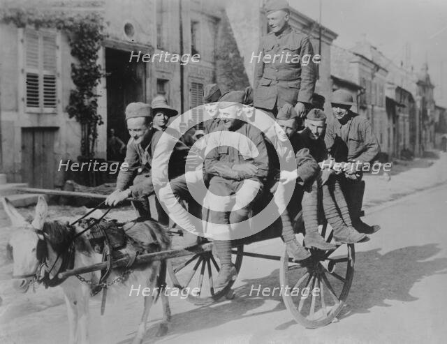 Our boys in France, 1917 or 1918. Creator: Bain News Service.
