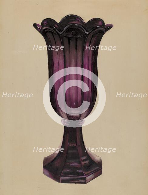 Vase, c. 1936. Creator: John Tarantino.