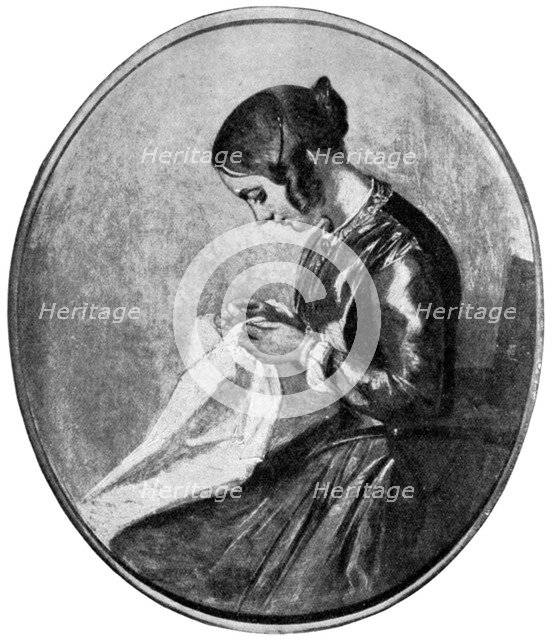 Miss Georgina Hogarth, c1850 (1912). Artist: Unknown