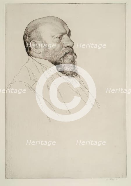 Hans Richter, c1912. Creator: William Strang.