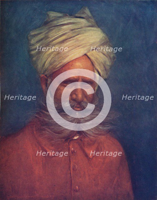 'A Retainer from Central India', 1903. Artist: Mortimer L Menpes.