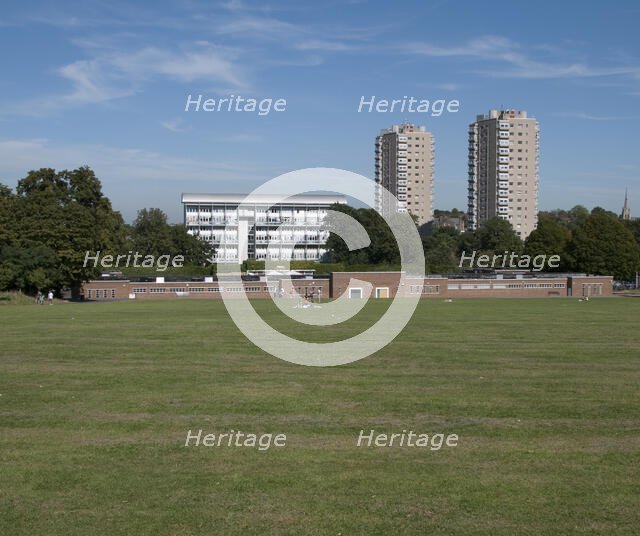 Brockwell Lido, Dulwich Road, Brockwell Park, Lambeth, London, 2012. Creator: Simon Inglis.