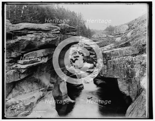 Gorge of the Ammonoosuc, White Mountains, c1900. Creator: Unknown.