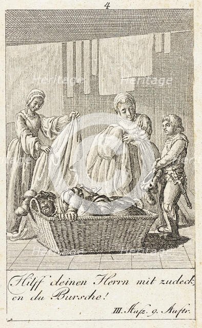 Plate 4 for Shakespeare's 'Macbeth', 1784. Creator: Daniel Nikolaus Chodowiecki.