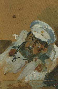 Portrait of Vladimir Alexeyevich Khlebnikov, c. 1895. Artist: Khlebnikova, Vera Vladimirovna (1881-1941)