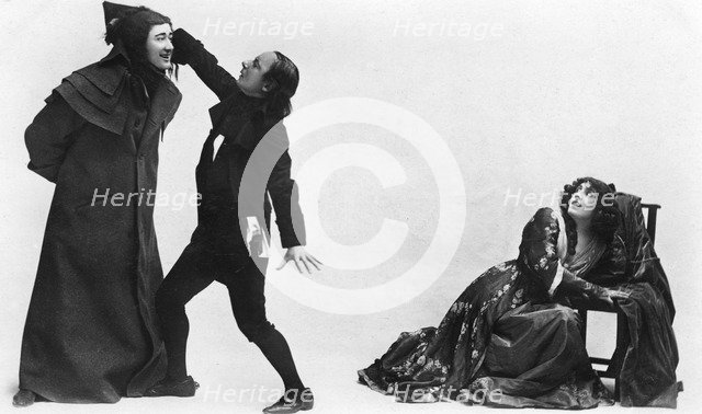 Julia Neilson, Fred Terry and Horace Hodges in The Scarlet Pimpernel, c1905. Artist: Ellis & Walery