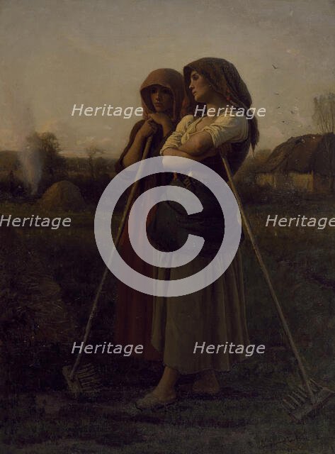 The Close of Day, 1865. Creator: Jules Breton.