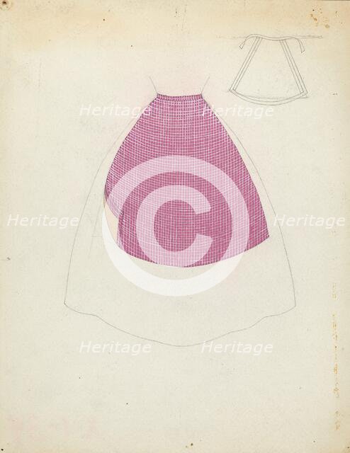 Apron, c. 1937. Creator: Miriam Goldberg.