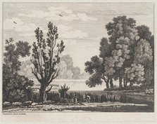 Landscape, ca. 1730-1758. Creator: Jean Baptiste Claude Chatelain.