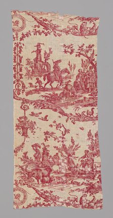 La Liberté Americaine (American Liberty) (Furnishing Fabric), France, 1783/89. Creators: Unknown, Oberkampf Manufactory.