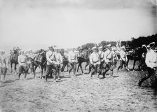 Bulgarians on march, between c1910 and c1915. Creator: Bain News Service.